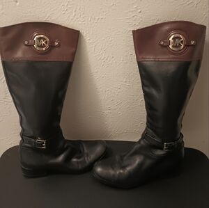 Women Michael Kors Leather Boots